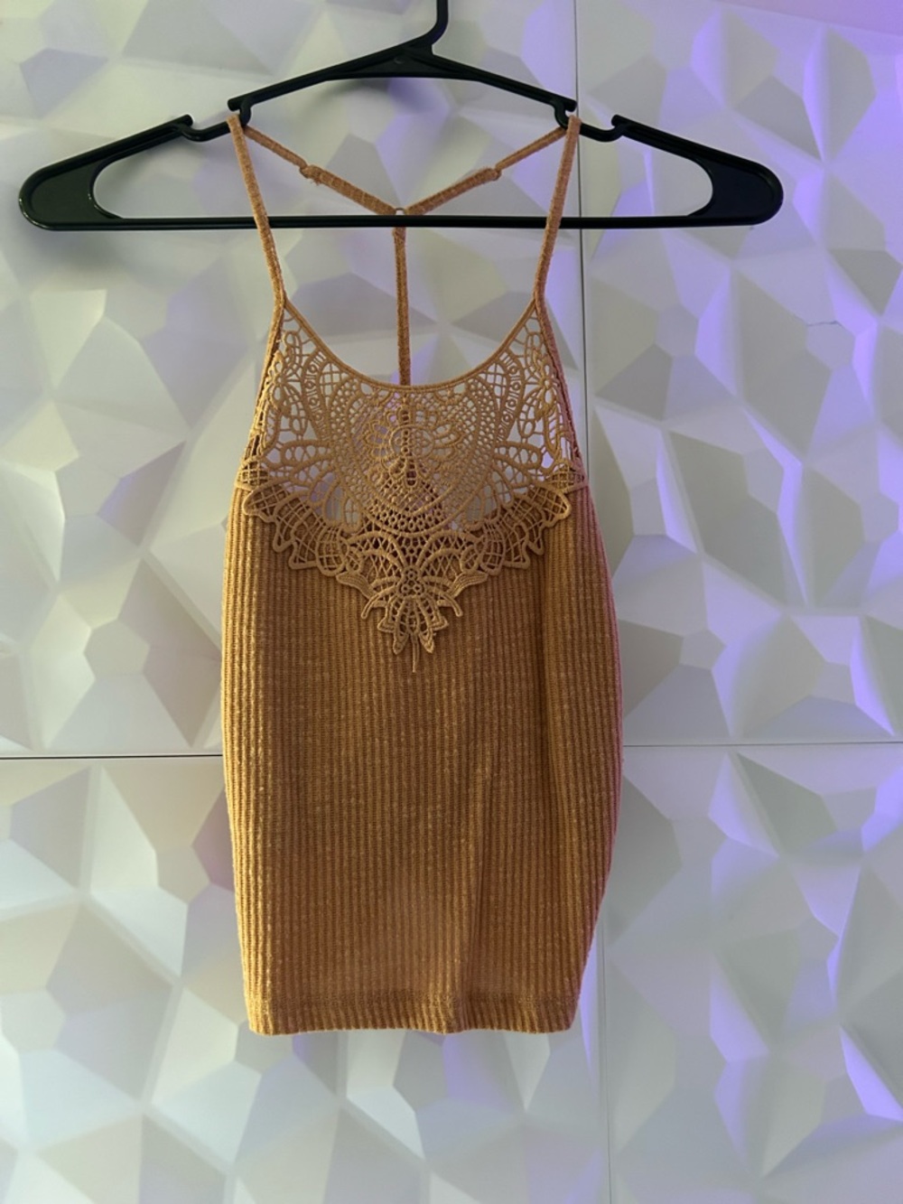 Tan Crop Top